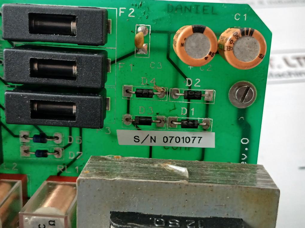 Daniel 1651301 Arm Interlock-antispill Module Rev 0 230Vac 110Vac