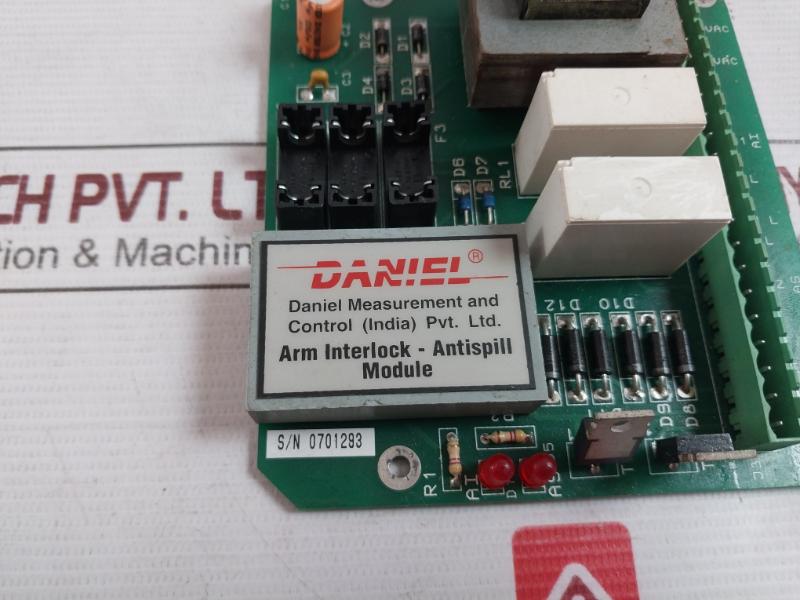 Daniel 1651301 Pcb For Arm Interlock-antispill Module Rev: 0 0-115V,230V