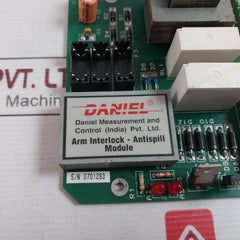 Daniel 1651301 Pcb For Arm Interlock-antispill Module Rev: 0 0-115V,230V