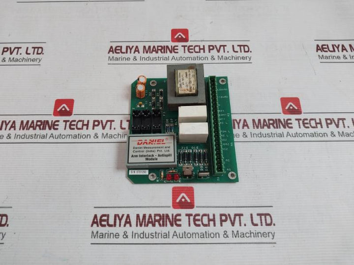 Daniel 1651301 Pcb For Arm Interlock-antispill Module Rev: 0 0-115V,230V