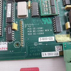 Daniel 3-6000-029 Printed Circuit Board For Cpu 94V-0 Rev.A Ae-19375