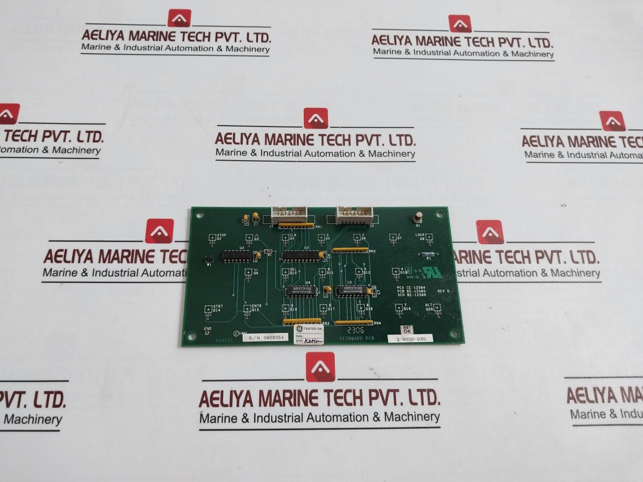 Daniel Ge 3-6000-030 Keyboard Printed Circuit Board Pca Ce-12584 94V-0