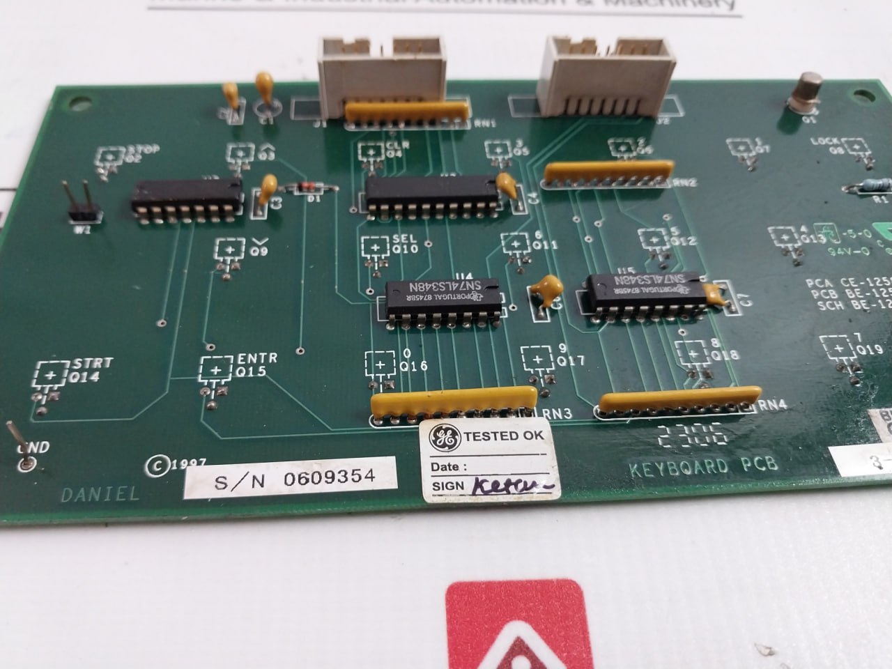 Daniel Ge 3-6000-030 Keyboard Printed Circuit Board Pca Ce-12584 94V-0