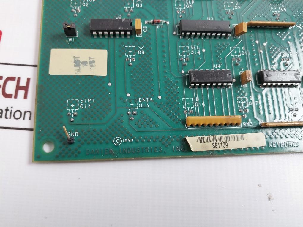 Daniel 3-6000-030 Printed Circuit Board For Keyboard Sbc-2b A Rev. D