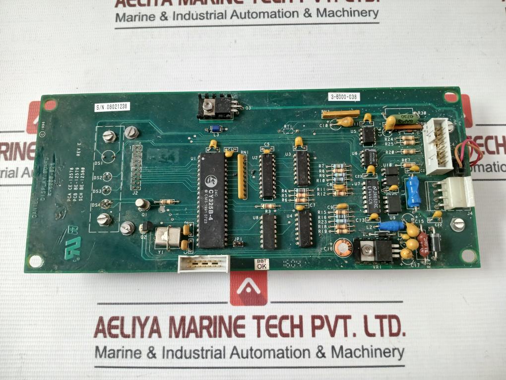 Daniel 3-6000-038 Plc Display Board 4-6000-028 Rev: E
