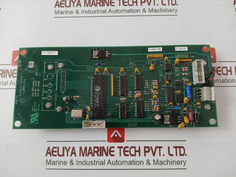 Daniel 3-6000-038 Plc Display Board Rev E 94V-0 4-6000-028 Pca Ce-12578