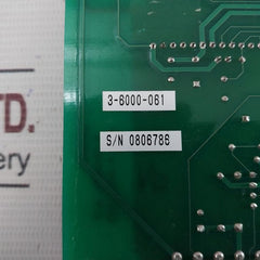 Daniel 4-6000-020 Channel Printed Circuit Board Pcb Be-15534 Rev:B