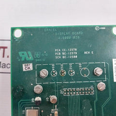 Daniel 4-6000-028 Display Board Pcb Assembly Rev E 94V-0