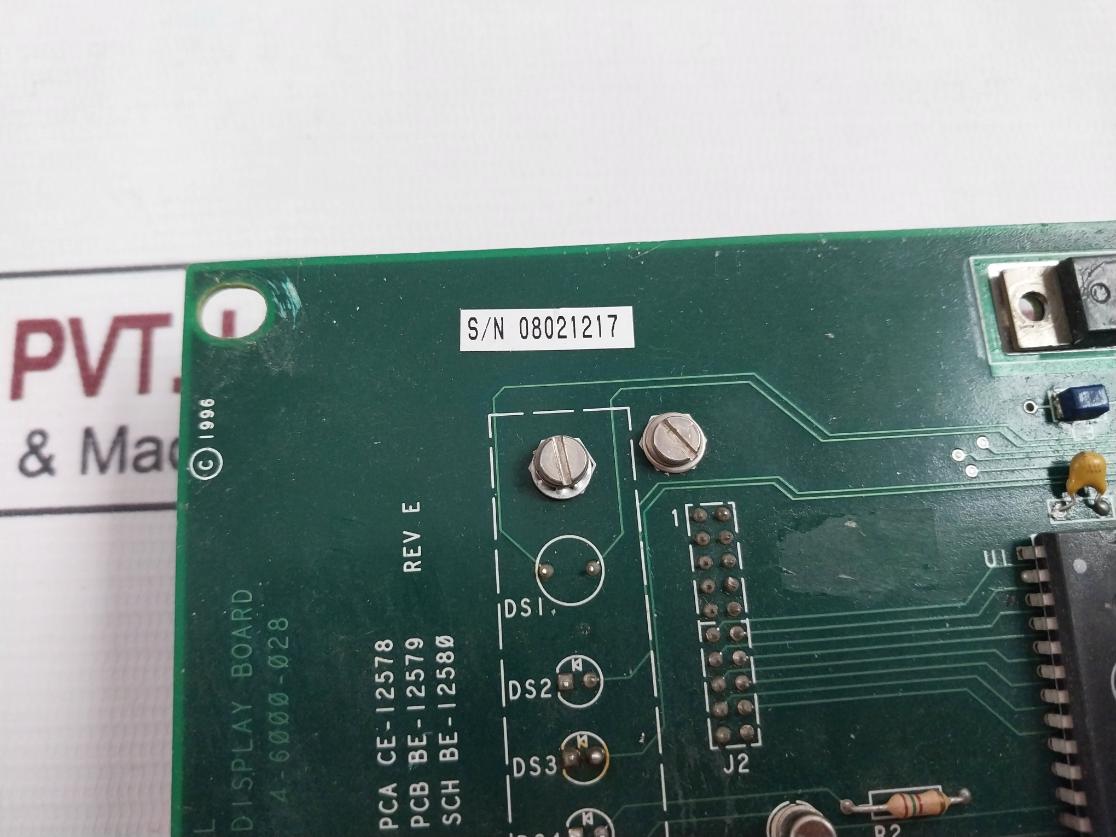 Daniel 4-6000-028 Display Board Pcb Assembly Rev E 94V-0