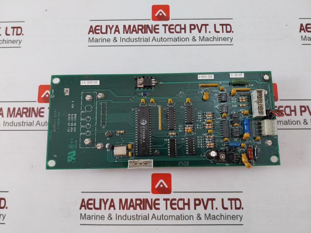 Daniel 4-6000-028 Display Board Rev E 3-6000-038 94V-0 Pca Ce-12578