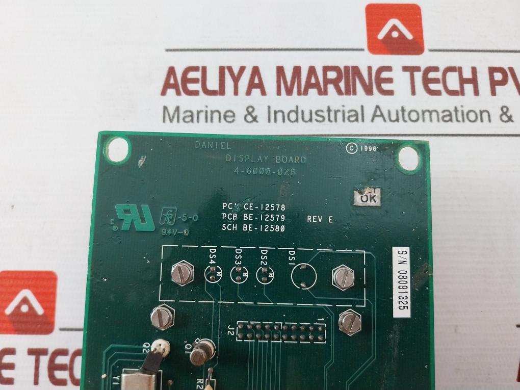 Daniel 4-6000-028 Display Board Rev E 3-6000-038 94V-0 Pca Ce-12578