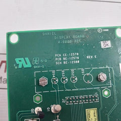 Daniel 4-6000-028 Pc Board For Flow Computer Pca Ce-12578 Rev: E 94V 3-6000-038