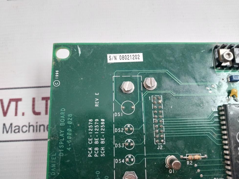 Daniel 4-6000-028 Pcb Display Board 94V-0 Rev E