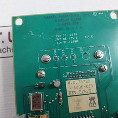 Daniel 4-6000-028 Printed Circuit Board 3-6000-038 Sbc-2B A 900413