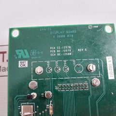Daniel 4-6000-028 Printed Circuit Board SCH BE-12580 94V