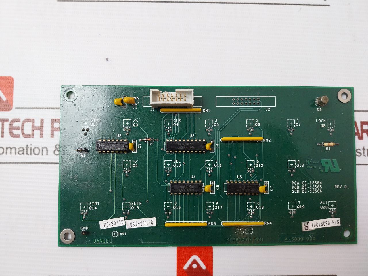 DANIEL 4-6000-030 Printed Circuit Board For Keyboard PCA CE-12584 94V-0