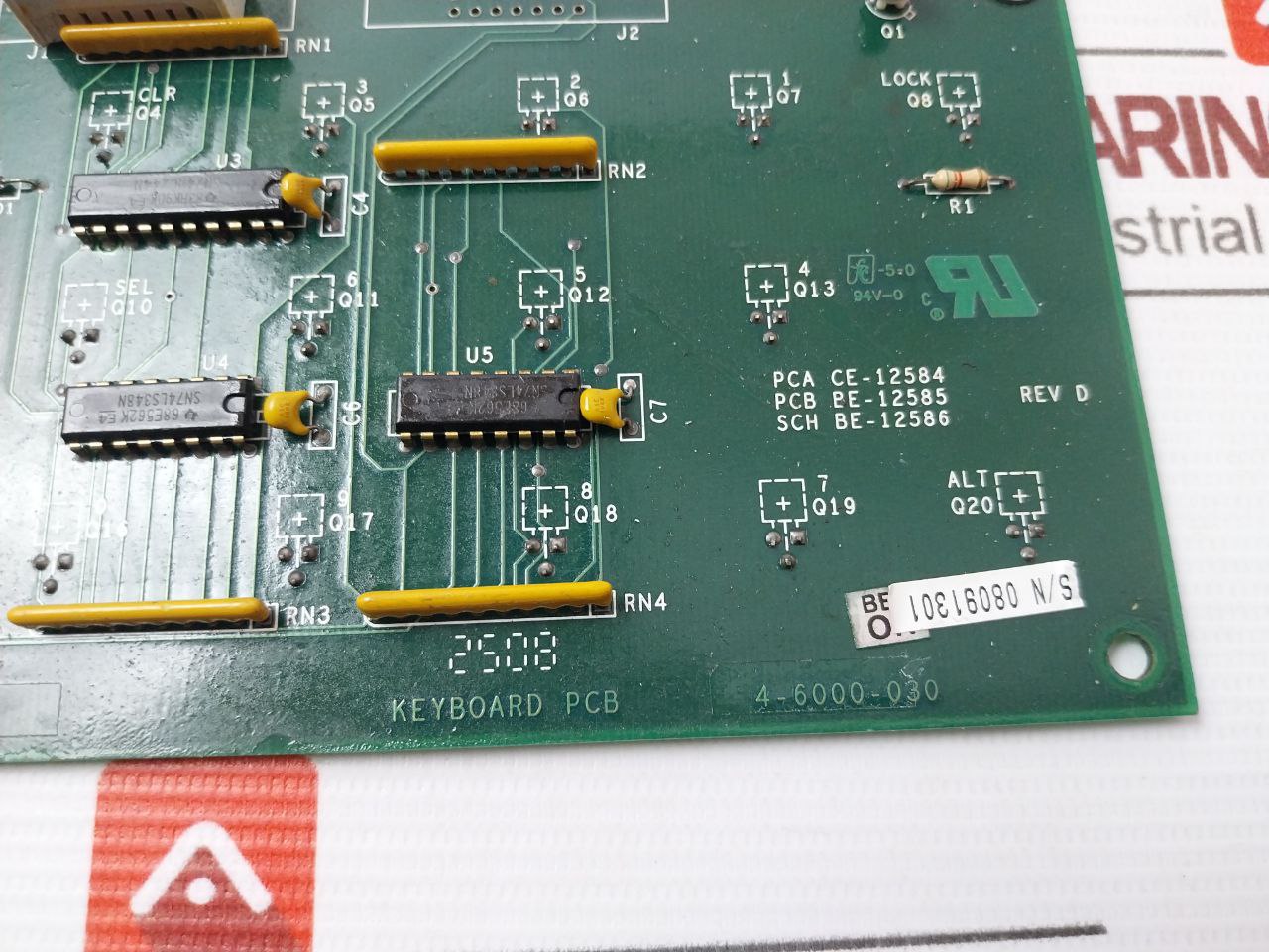 DANIEL 4-6000-030 Printed Circuit Board For Keyboard PCA CE-12584 94V-0