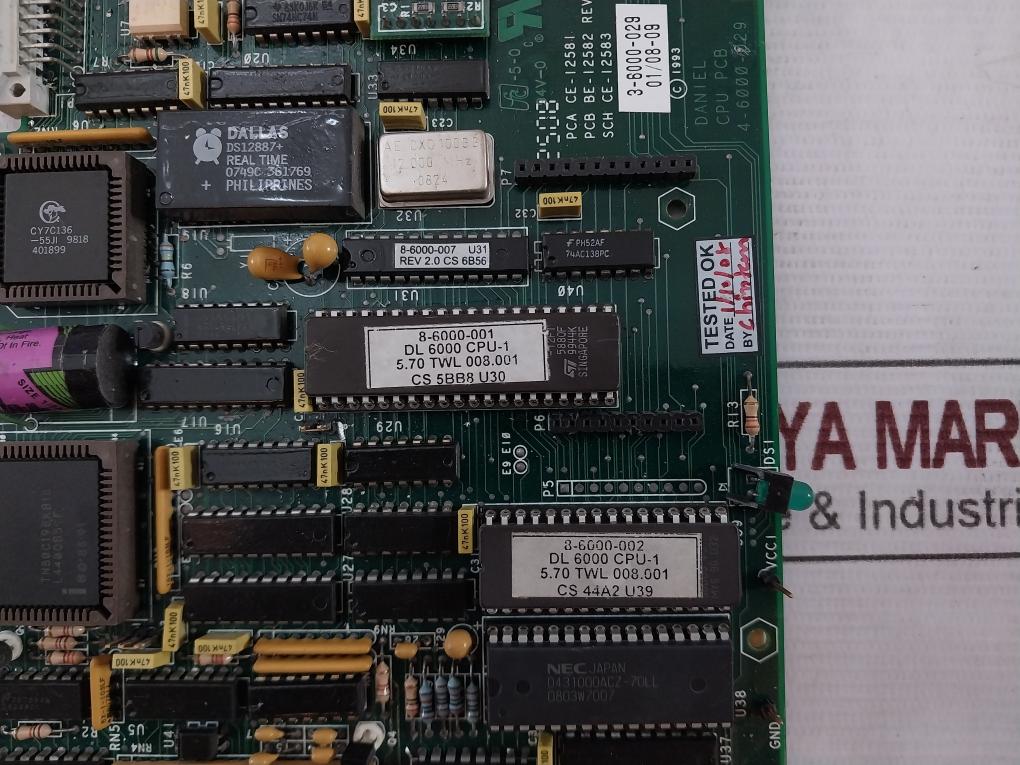 Daniel 4-6000-029 Pcb For Cpu Sch Ce-12583 1031304 94V