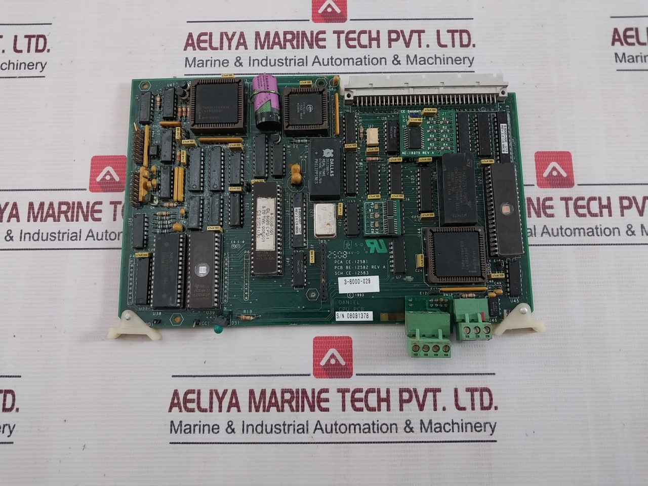 Daniel 4-6000-029 Printed Circuit Board For Cpu Be-12582 Rev A