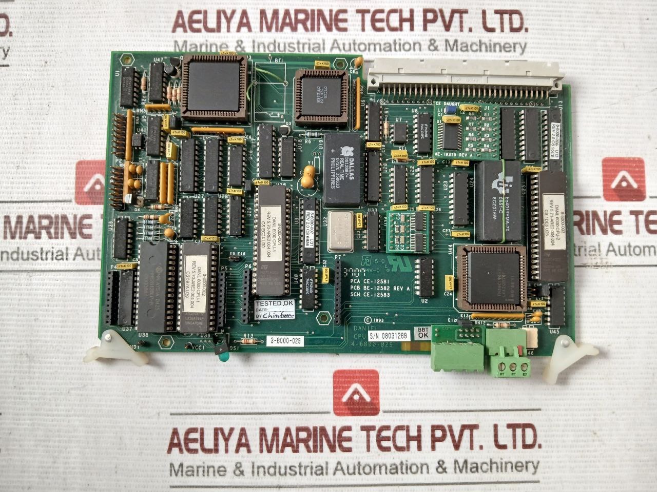 Daniel 4-6000-029 Printed Circuit Board Rev A