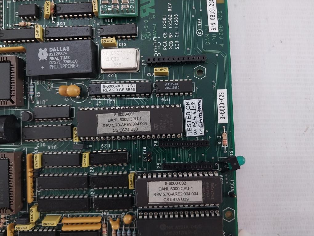 Daniel 4-6000-029 Printed Circuit Board Rev A