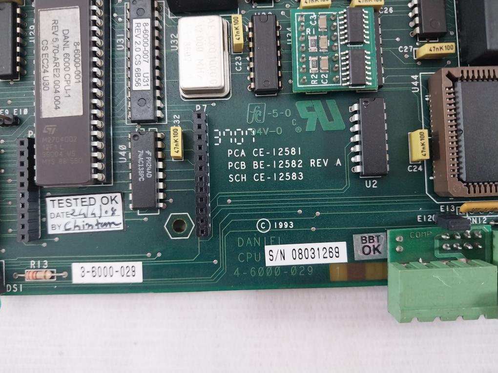 Daniel 4-6000-029 Printed Circuit Board Rev A