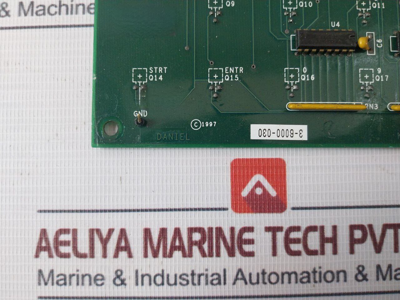 Daniel 4-6000-030 Printed Circuit Board For Keyboard Rev.d 94v-0 Rev.d