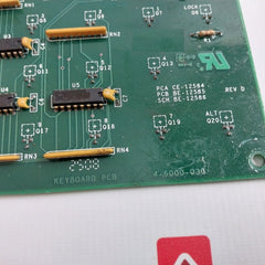 Daniel 4-6000-030 Printed Circuit Board For Keyboard Rev.d 94v-0 Rev.d