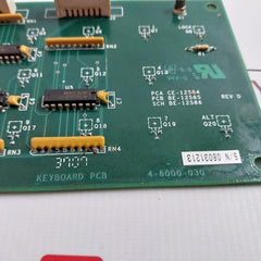 Daniel 4-6000-030 Printed Circuit Board For Keyboard Rev: D