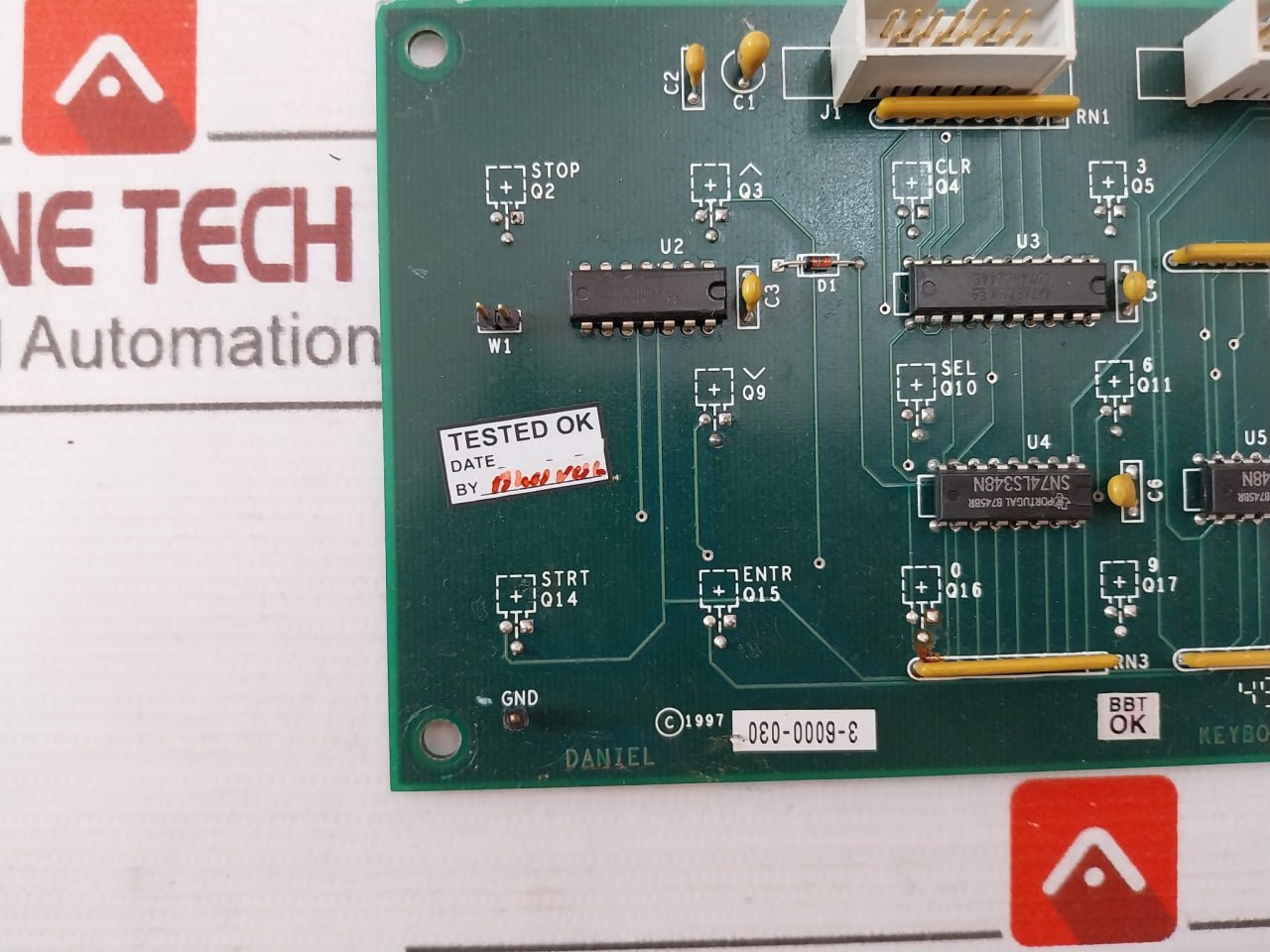 Daniel 4-6000-030 Printed Circuit Board For Keyboard Rev D 3-6000-030 02107-08