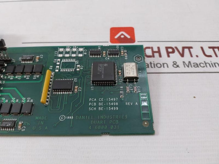 Daniel 4-6000-031 Duart Pcb Board Rev.A Sch Be-15499 Pca Ce-15497