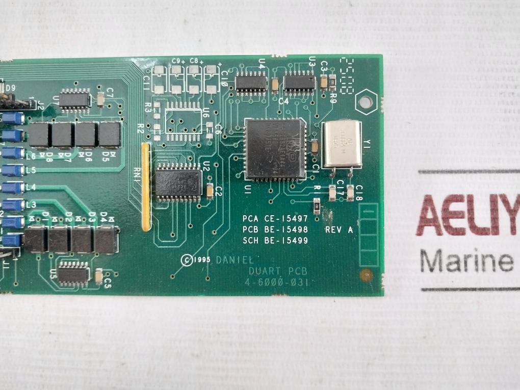 DANIEL 4-6000-031 Duart PCB Printed Circuit Board BE-15498 REV A 94V-0