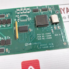 Daniel 4-6000-031 Duart Printed Circuit Board Rev A 94V-0 02107-08