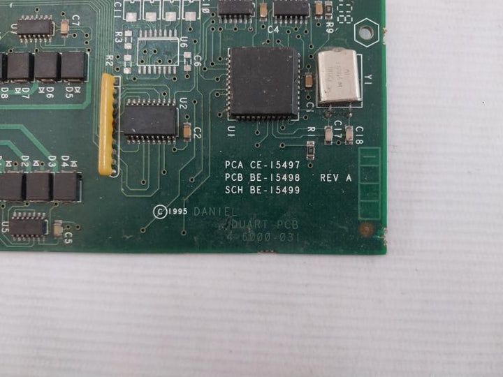 Daniel 4-6000-031 Printed Circuit Board Sch Be-15499  94V