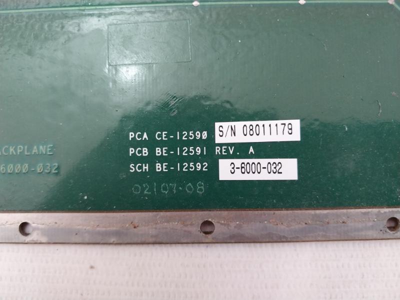 Daniel 4-6000-032 Backplane Module Pca Ce-12590, Sch Be-12592 Rev: A