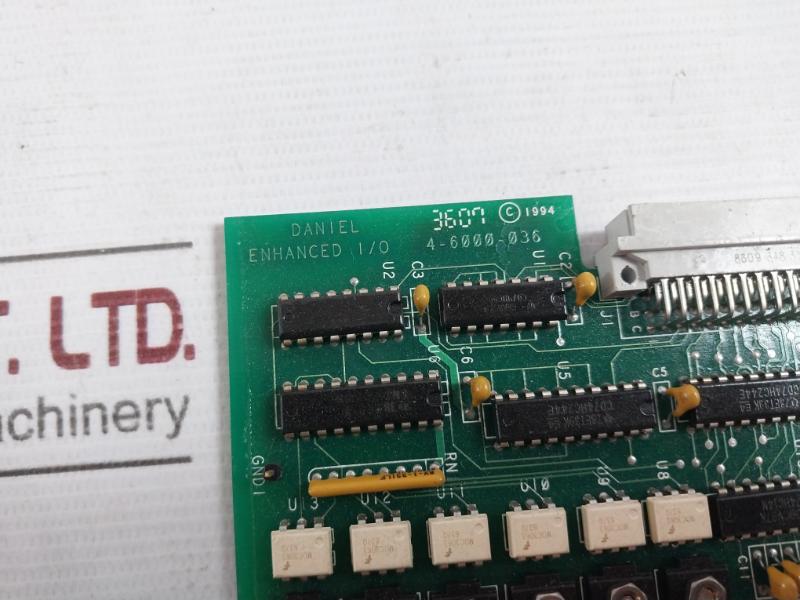 Daniel 4-6000-036 Enhanced I/O Module Pca Ce-12812 Pcb Be-12813 Rev: A