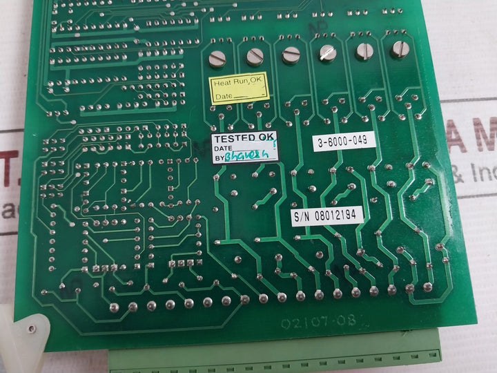 Daniel 4-6000-036 Enhanced I/O Module Pca Ce-12812 Pcb Be-12813 Rev: A