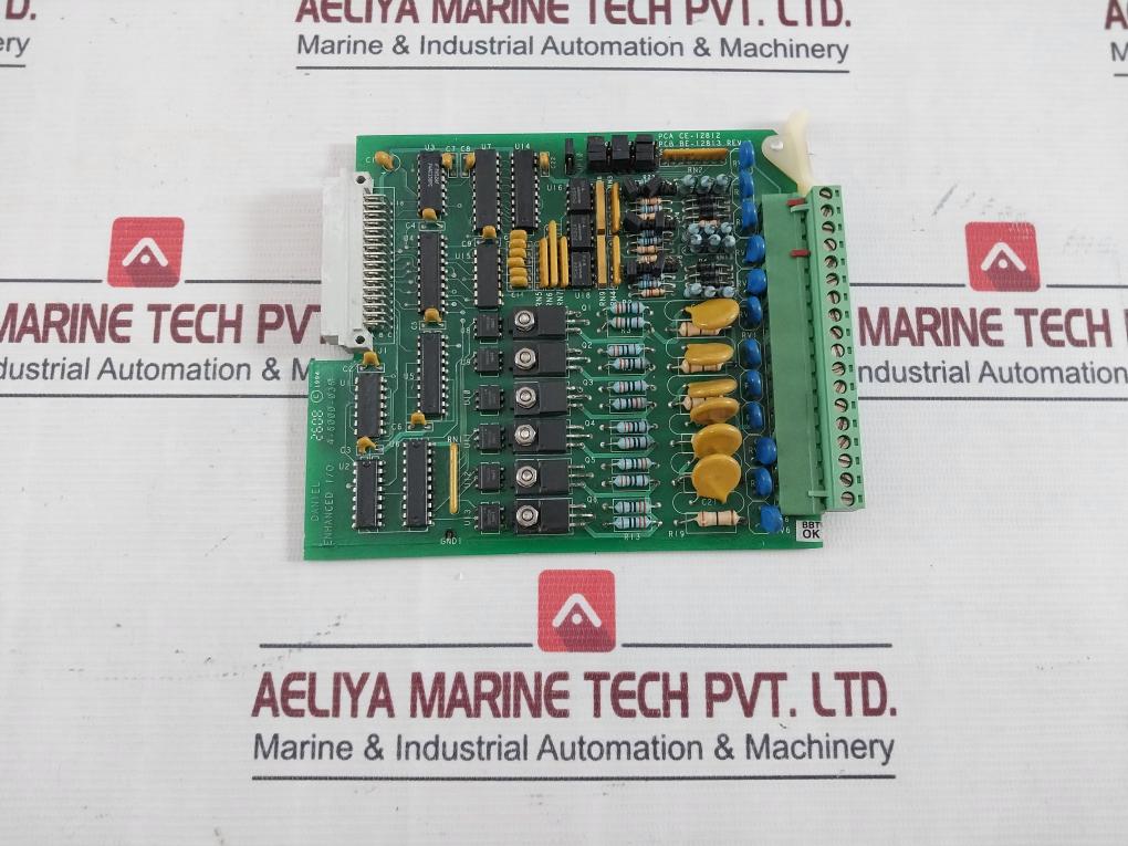 Daniel 4-6000-036 Enhanced I/O Printed Circuit Board Pcb Be-12813 Rev A 94V-0
