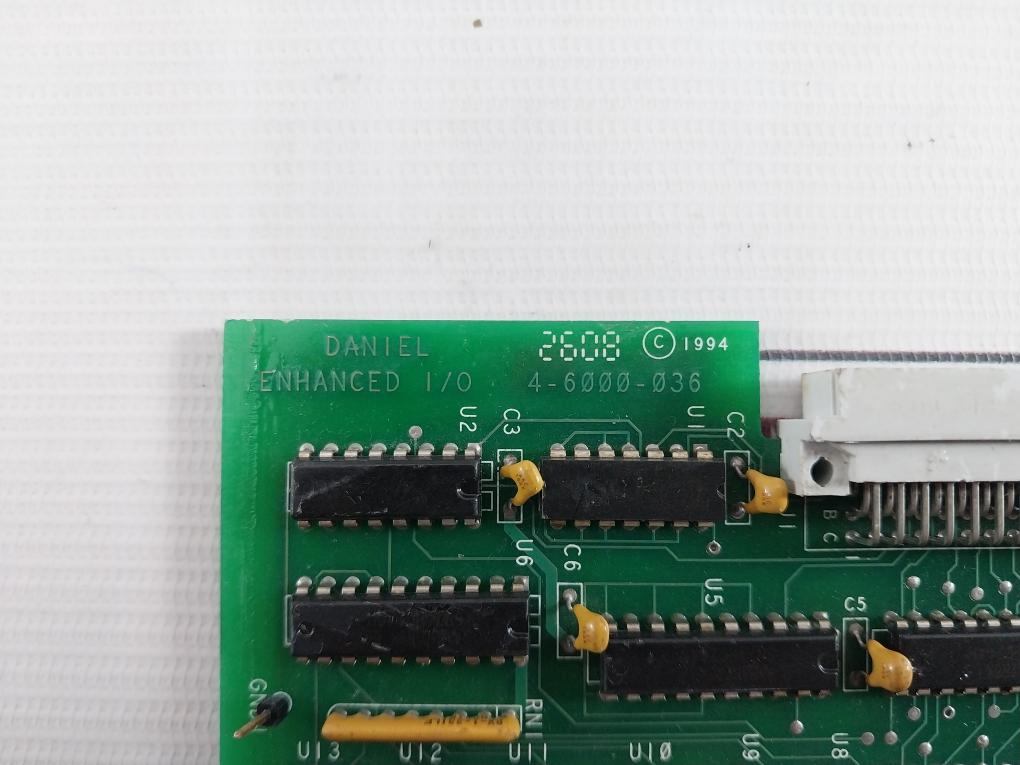 Daniel 4-6000-036 Enhanced I/O Printed Circuit Board Pcb Be-12813 Rev A 94V-0