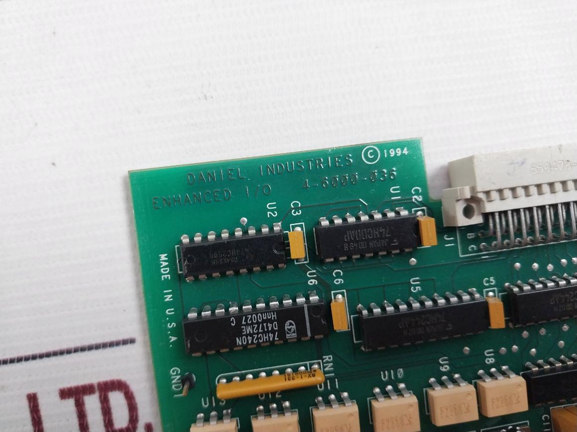 Daniel 4-6000-036 Pcb For Enhanced I/O Module Rev.A Pca Ce-12812