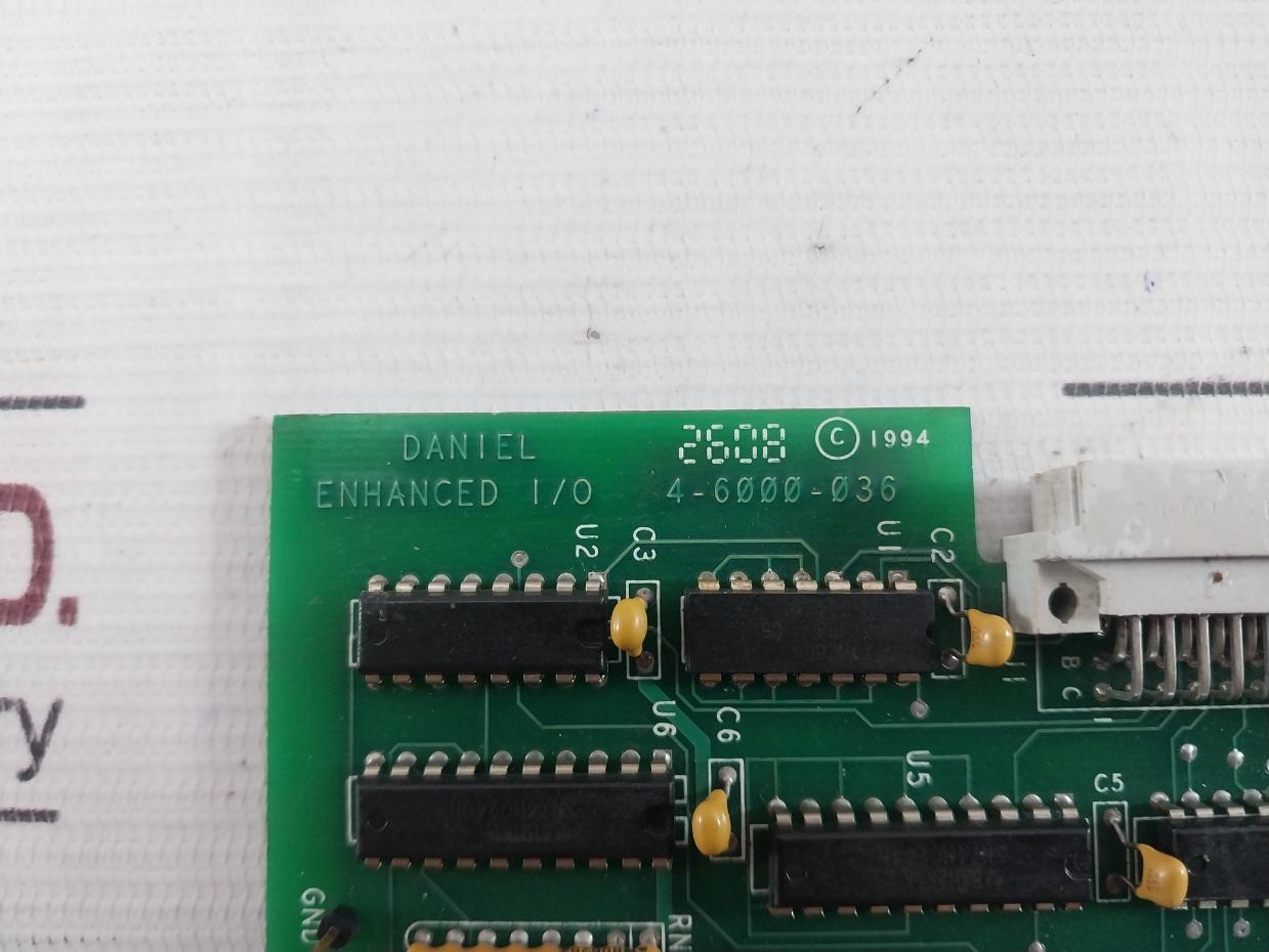 Daniel 4-6000-036 Printed Circuit Board Enhanced I/O Pca Ce-12812