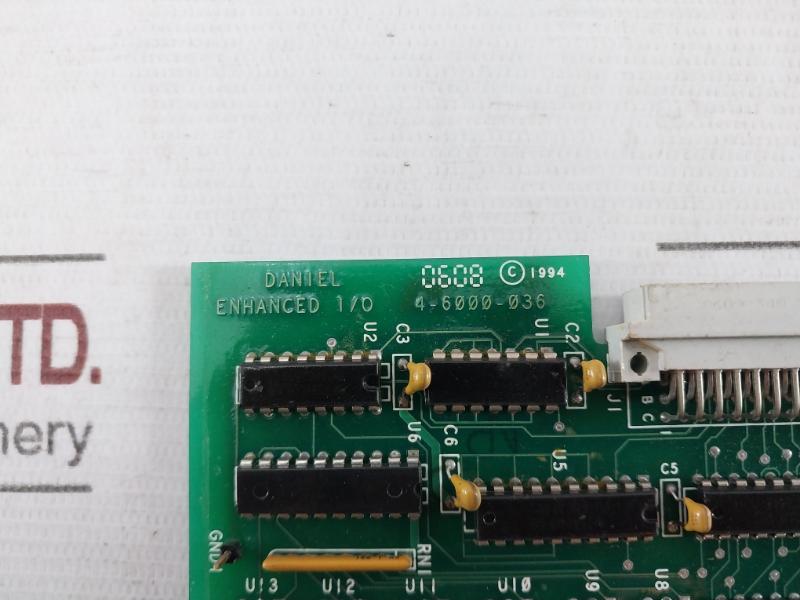 Daniel 4-6000-036 Printed Circuit Board Enhanced I/o Rev A 94v-0 Pcb Be-12813