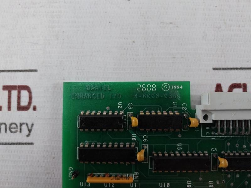 Daniel 4-6000-036 Printed Circuit Board Pcb Be-12813 94V-0 Enhanced I/O Rev A