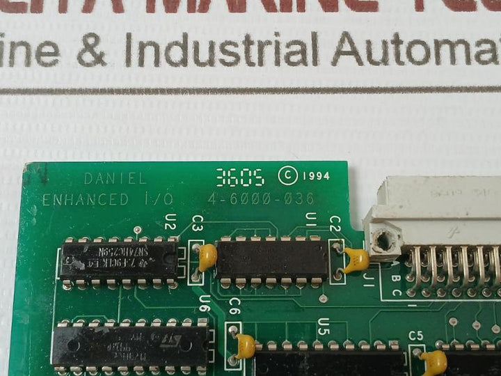 Daniel 4-6000-036 Printed Circuit Board Rev A 3-6000-036 94V-0