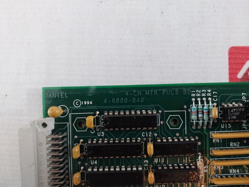 Daniel 4-6000-040 4-channel Meter Pulse Board Rev.B 94V-0 002107.08