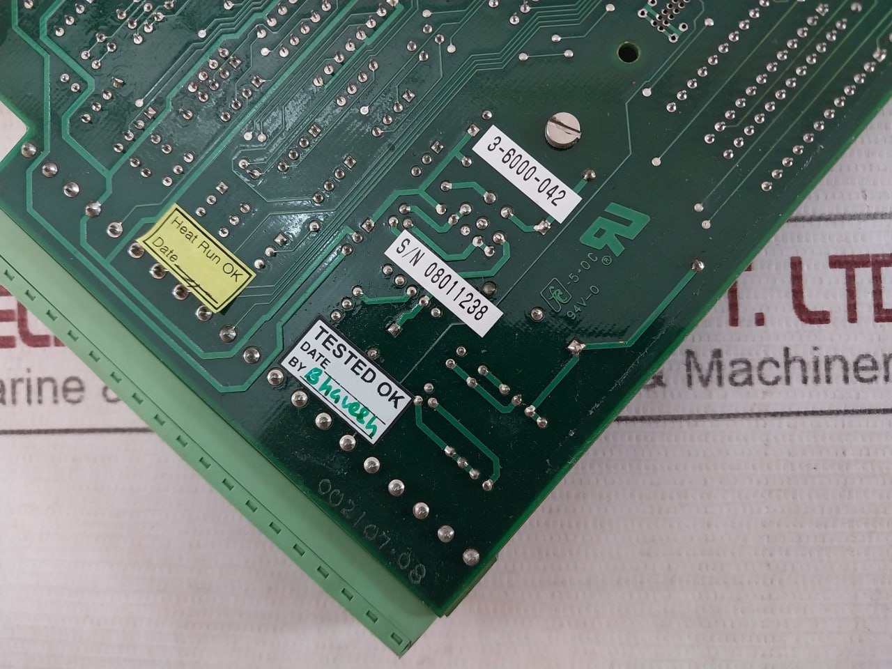 Daniel 4-6000-040 4-channel Meter Pulse Board Rev.B 94V-0 002107.08