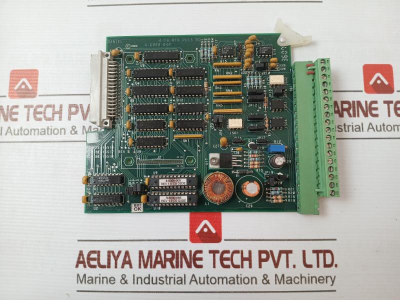 Daniel 4-6000-040 4-channel Meter Pulse Board Rev B 8-6000-005 Pca Ce-15516