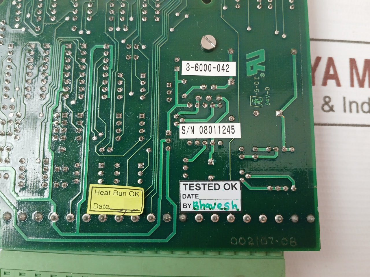 Daniel 4-6000-040 4-channel Meter Pulse Board Rev B 8-6000-005 Pca Ce-15516