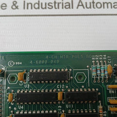 Daniel 4-6000-040 4-channel Meter Pulse Board Rev B 8-6000-005 Pca Ce-15516