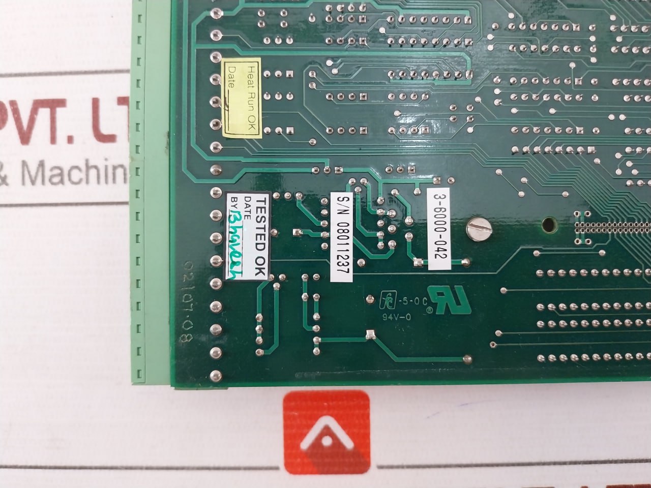 DANIEL 4-6000-040 4-Channel Meter Pulse Board Rev B 8-6000-005 PCA CE-15516